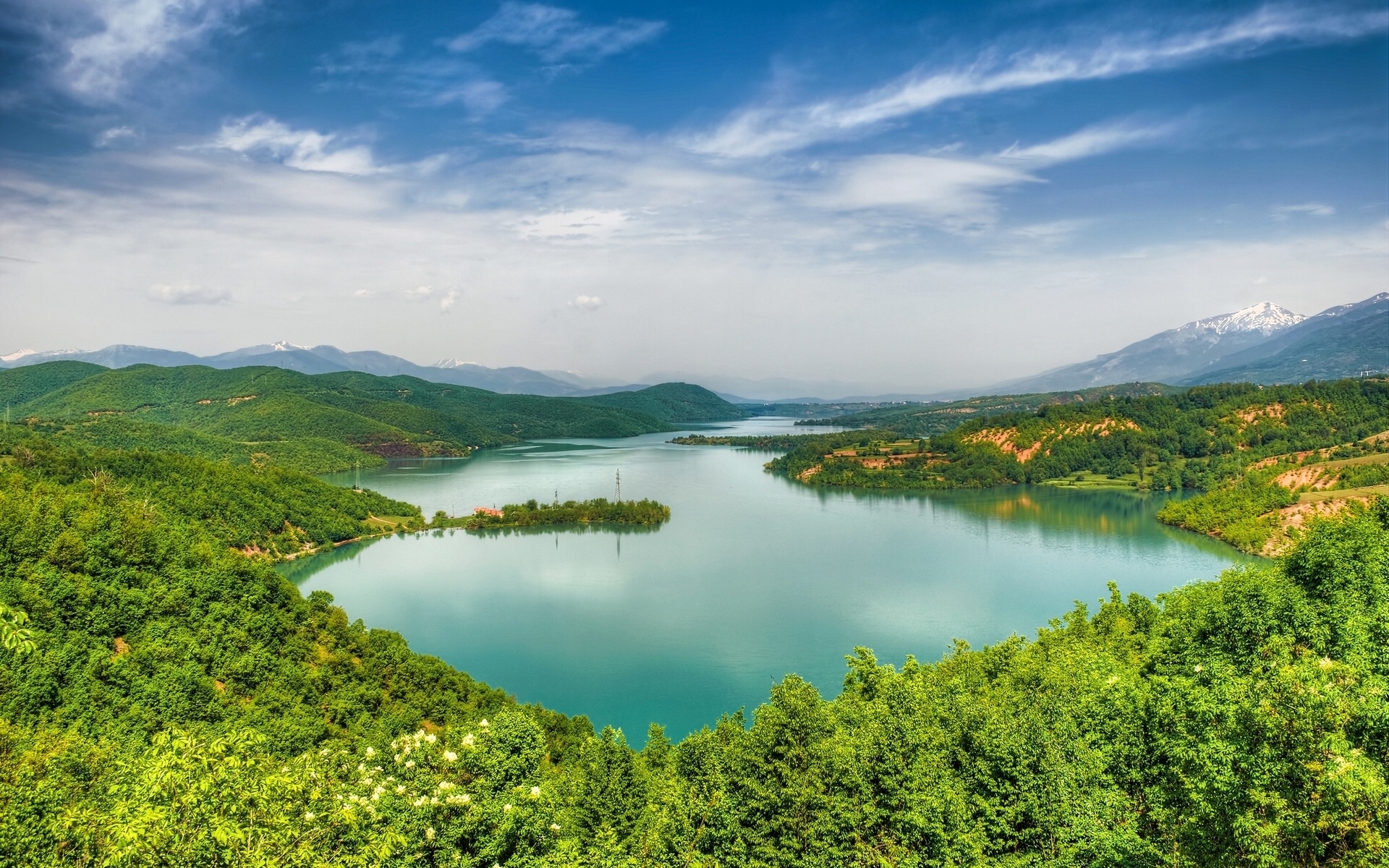 Wallpaper Debarsko Lake Macedonia Debarskoe