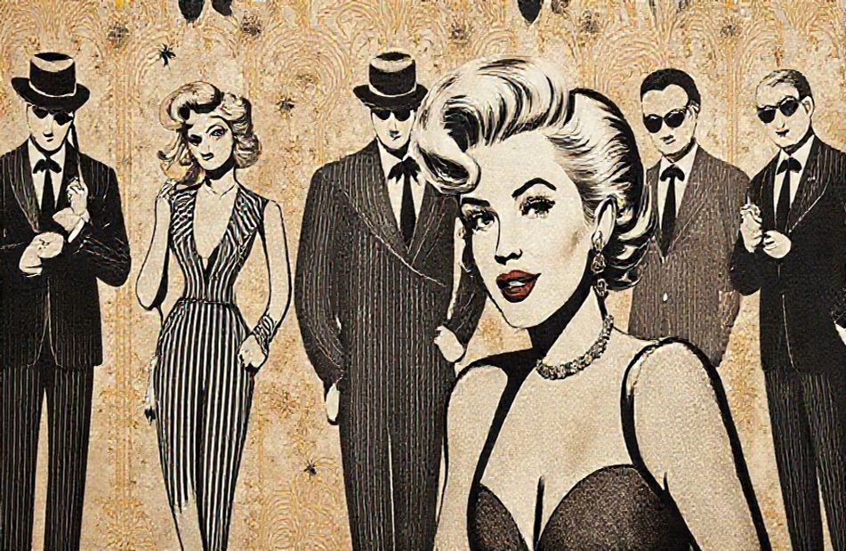 Marilyn Monroe Gangster Wallpaper