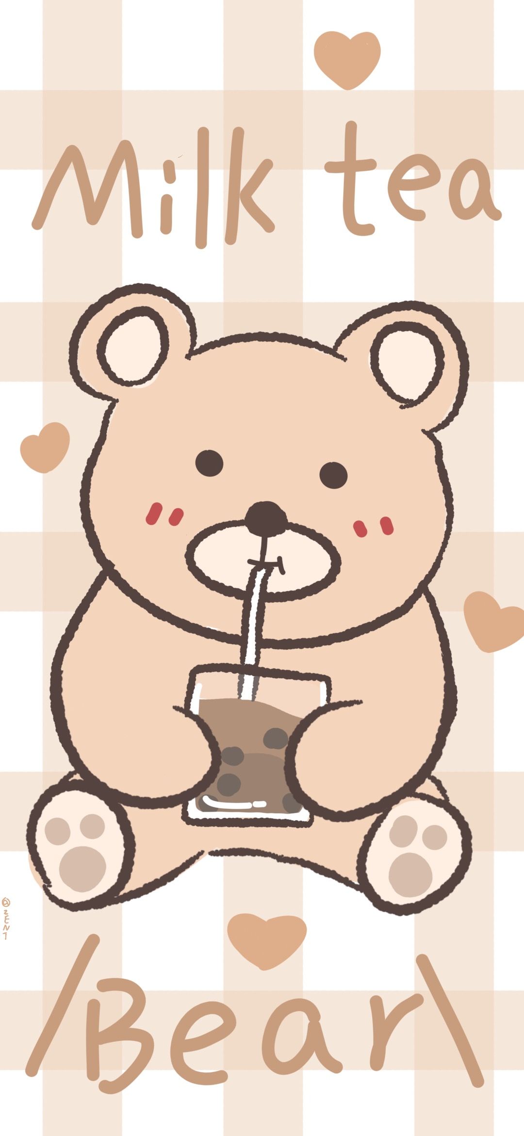 Download Two Cute Fluffy Korean Bear Wallpaper  Wallpaperscom