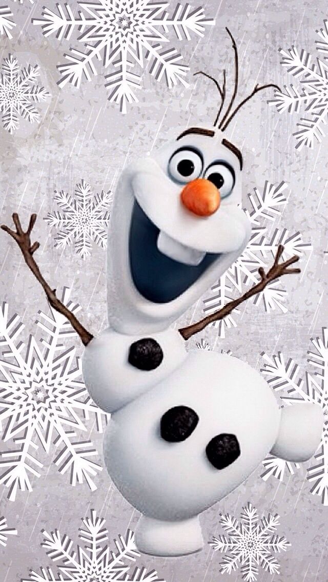 Christmas Olaf iPhone Wallpaper Background