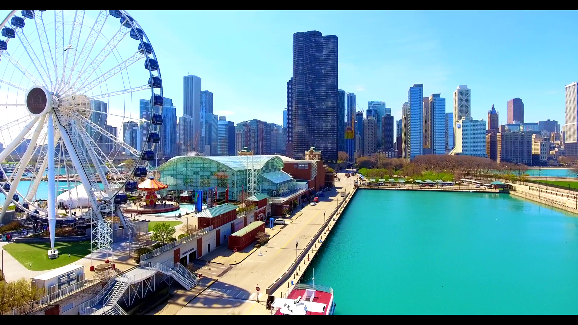 Chicago Navy Pier Stock Video Footage Storyblocks