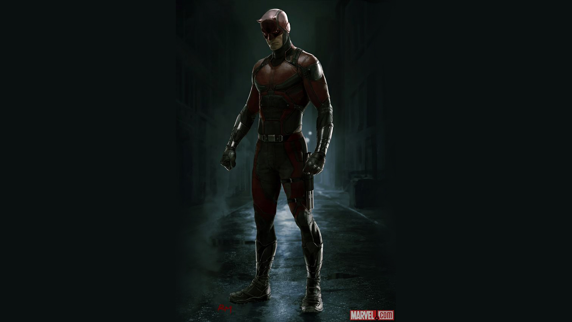 Marvel Official Daredevil Suit Poster HD Wallpaper