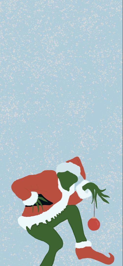 Aesthetic Christmas Wallpaper IOS Wallpaper The Grinch