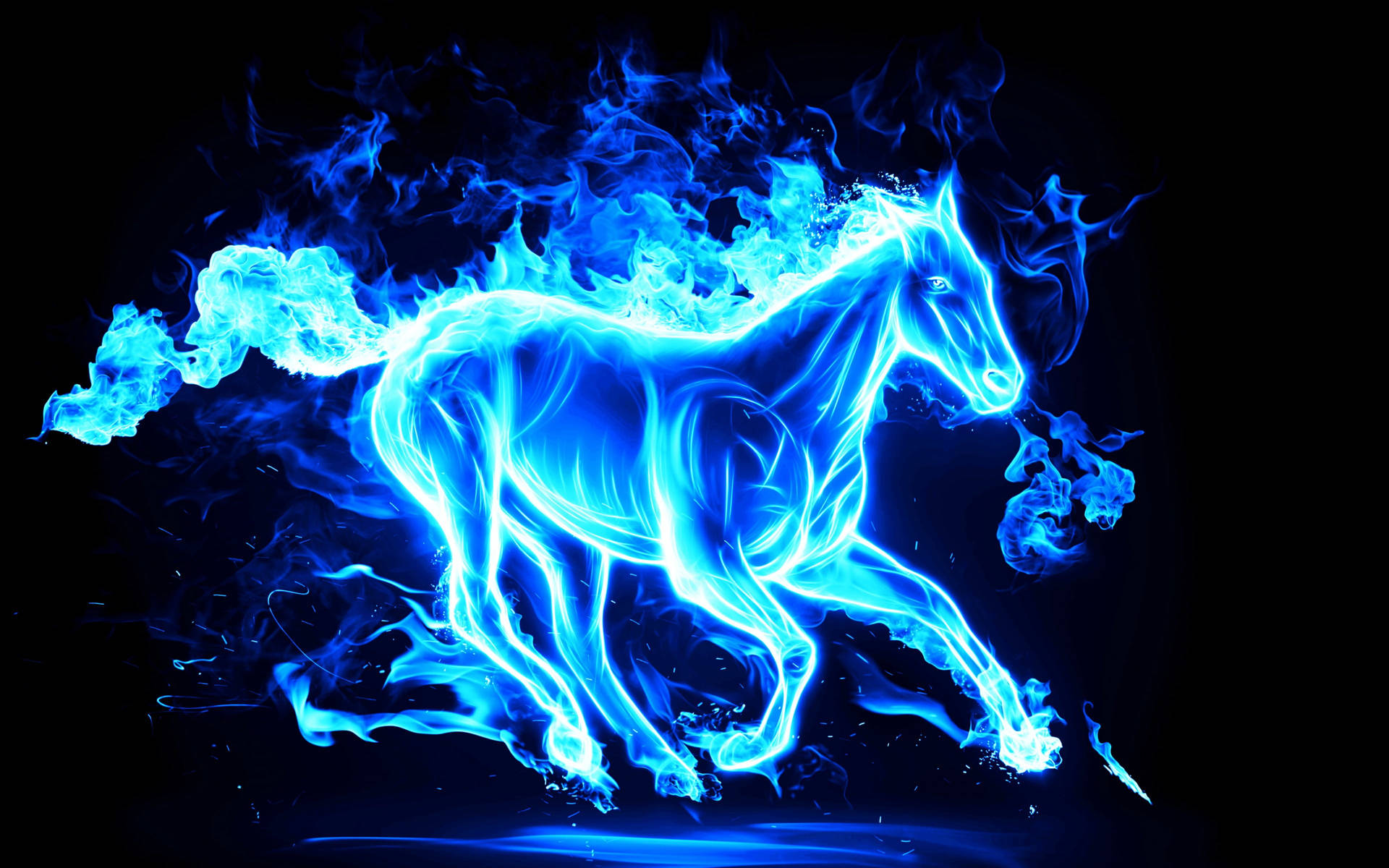 Blue Flame Wallpaper
