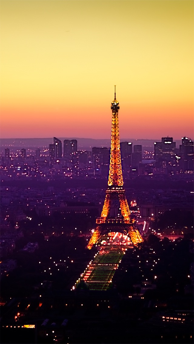 Eiffel Tower Night Wallpaper iPhone