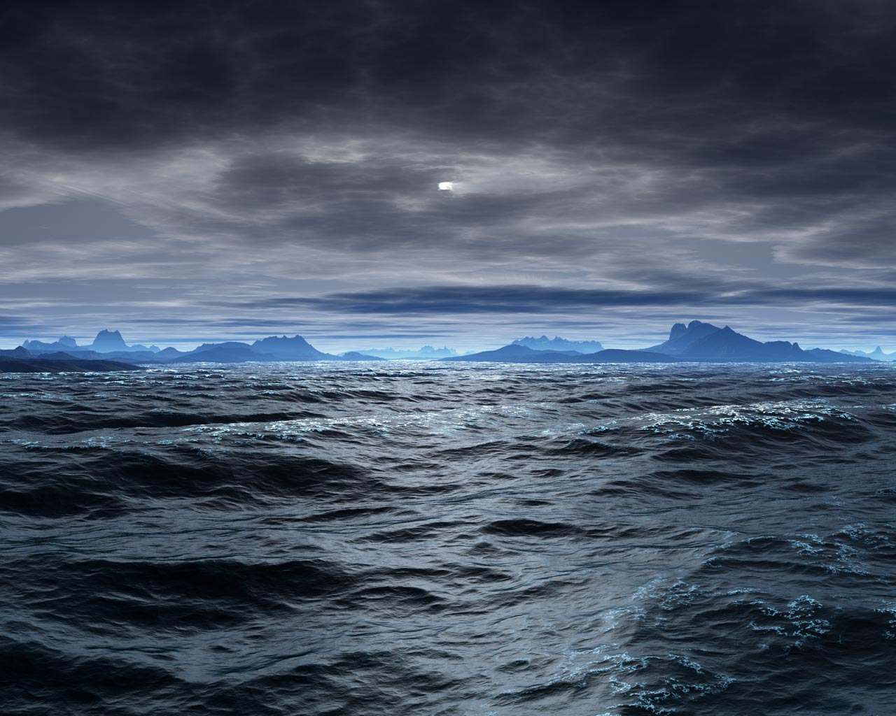 Stormy Ocean Wallpaper Desktop Background Pixels