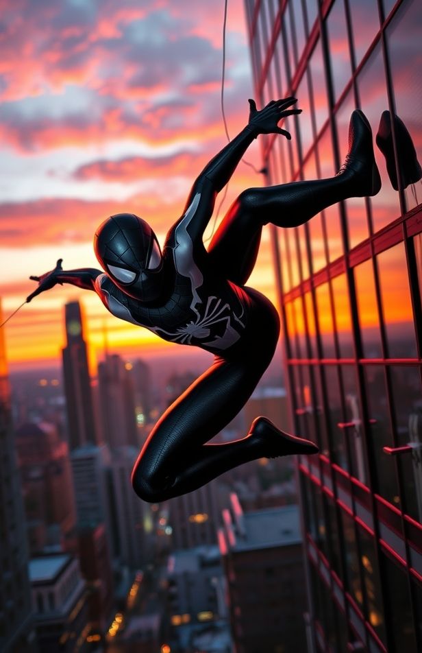 Black Spiderman Wallpaper