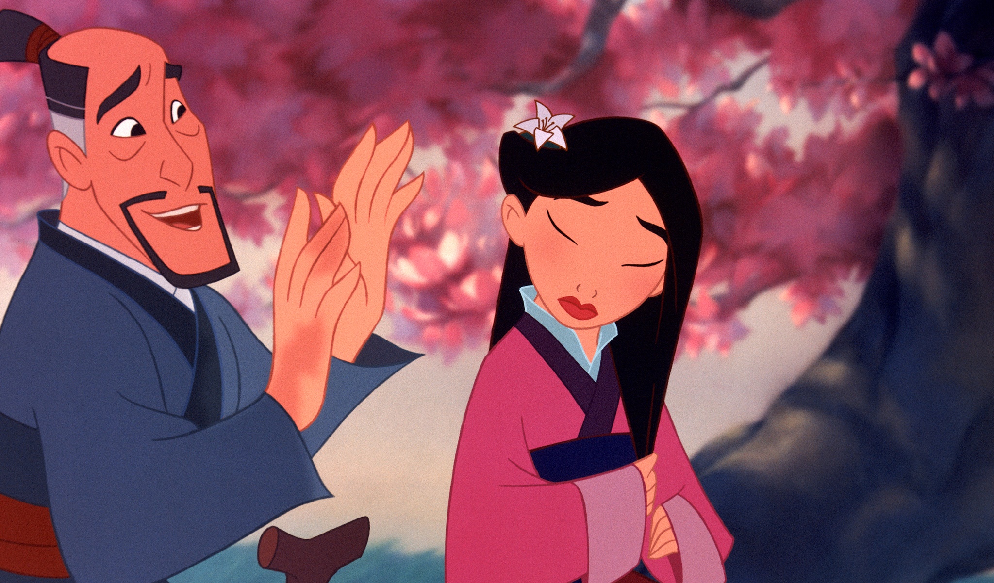 Mulan and the Matchmaker from Disney's Mulan animated movie