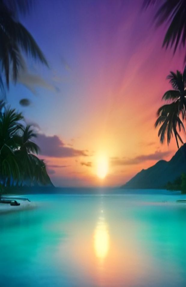 Tropical Island Wallpaper
