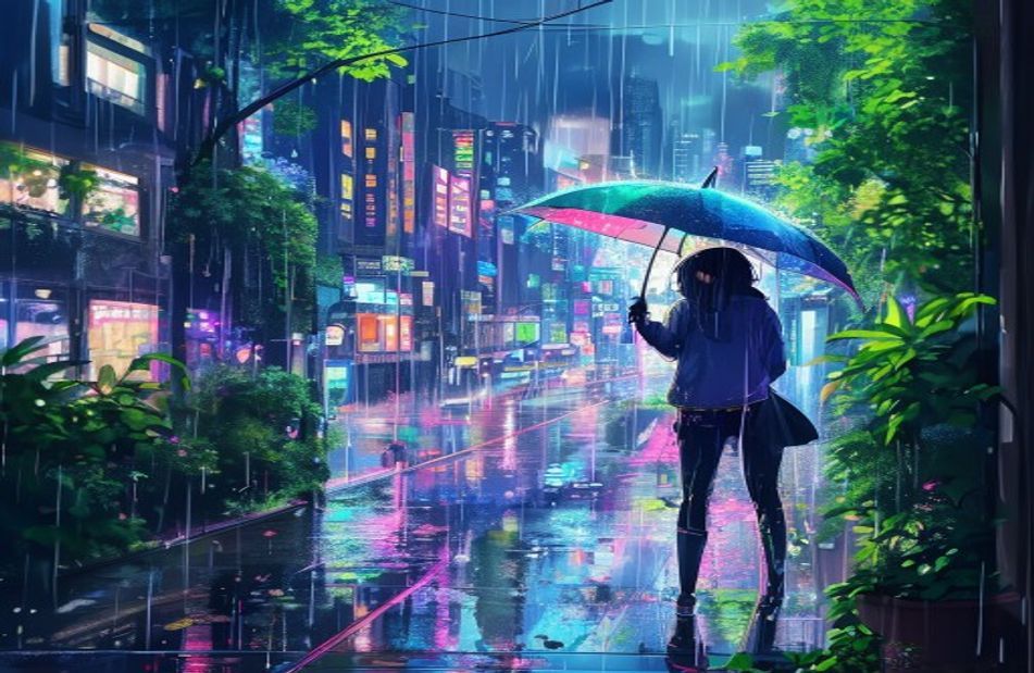 Anime Rain Wallpaper