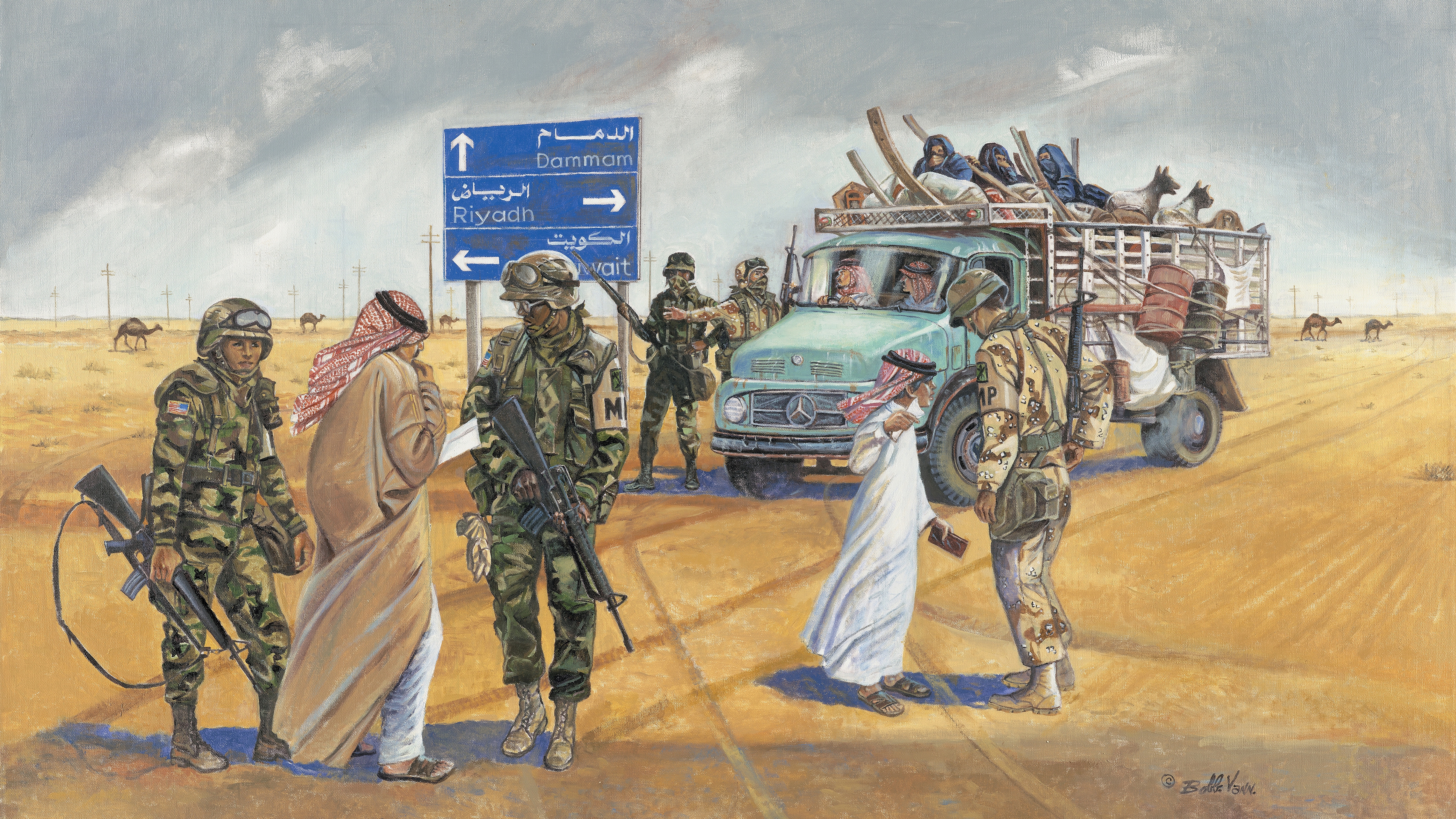 Military Operation Desert Storm Wallpaper