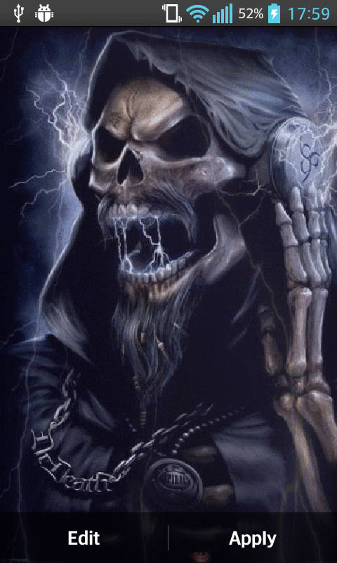 Death Skull Head Wallpaper Screenshot