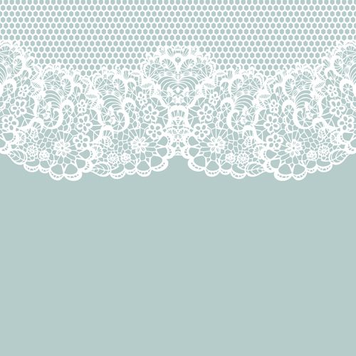 Elegant White Lace Vector Background