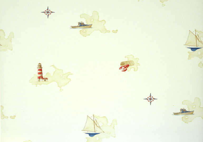 Free download KITCHEN LOBSTERS NAUTICAL Compass Lighthouse Sailboat