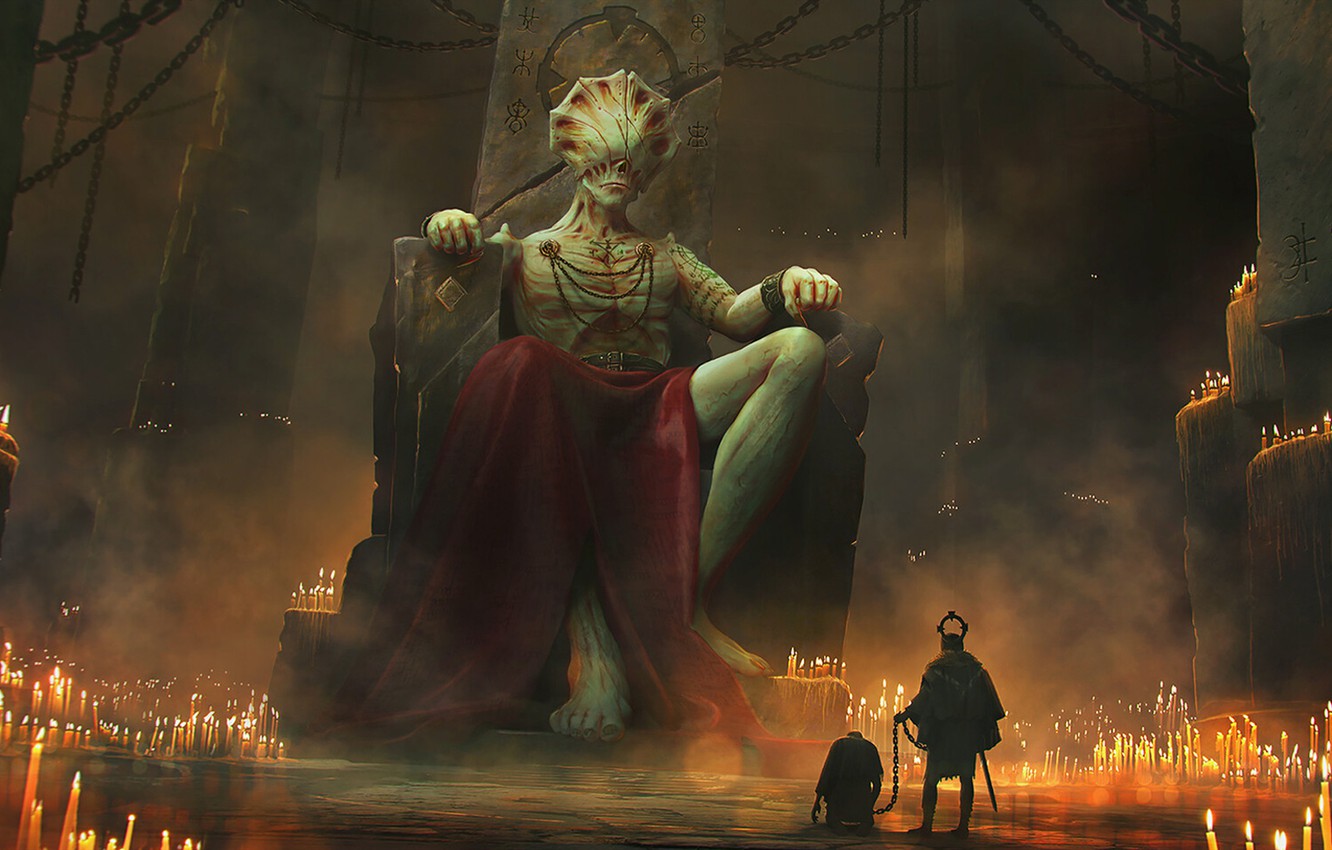 Wallpaper The Throne Judge Vladimir Manyukhin Image