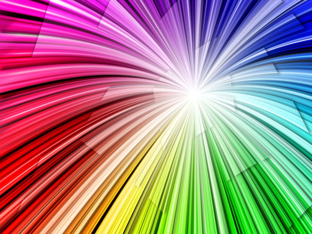 Radial Rainbow Desktop Pc And Mac Wallpaper