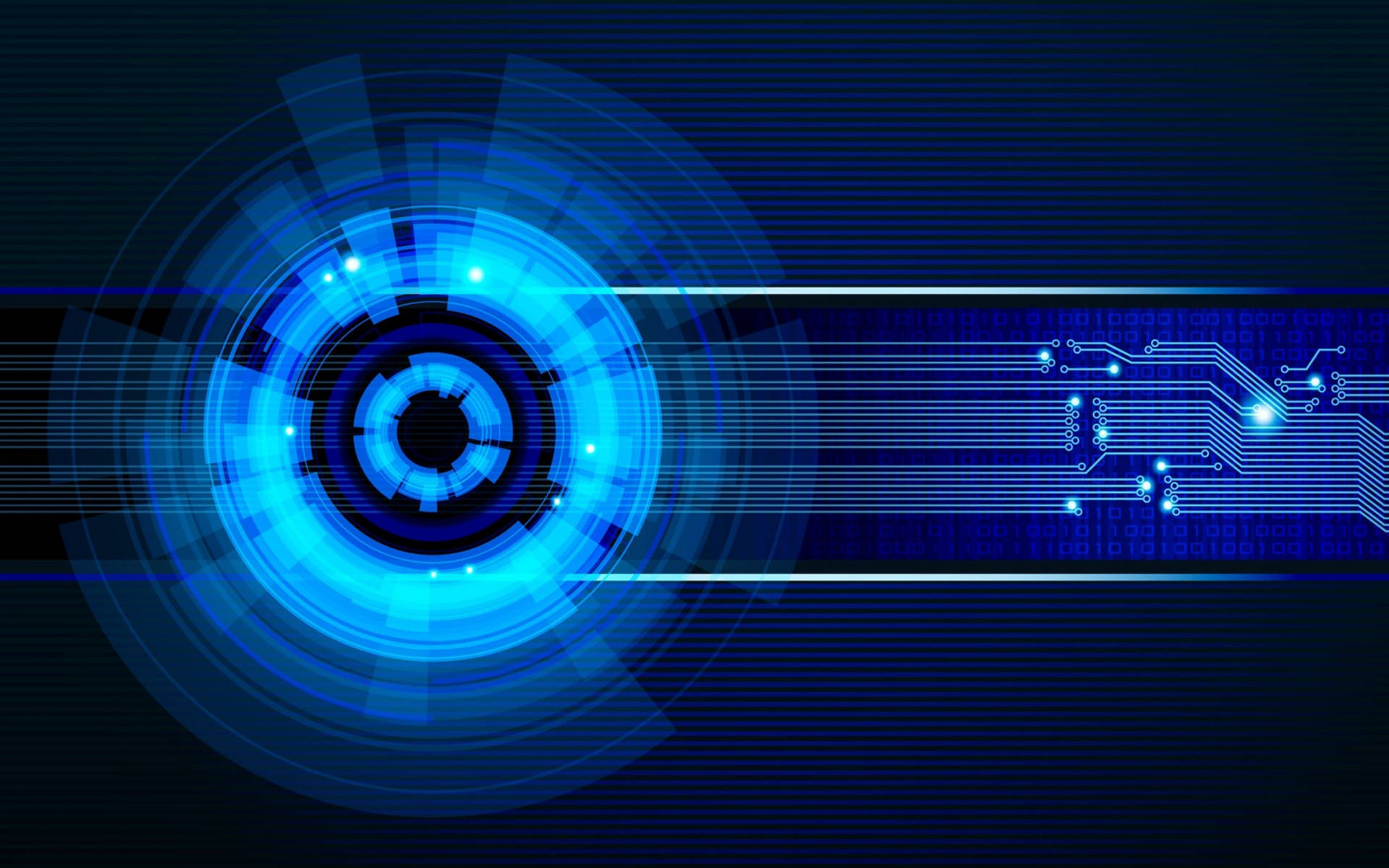 Neon Blue Aesthetic Wallpaper