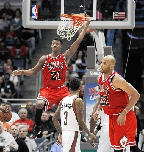 Jimmy Butler Dunk His Face Is Like Yeah I Did It Deal With And