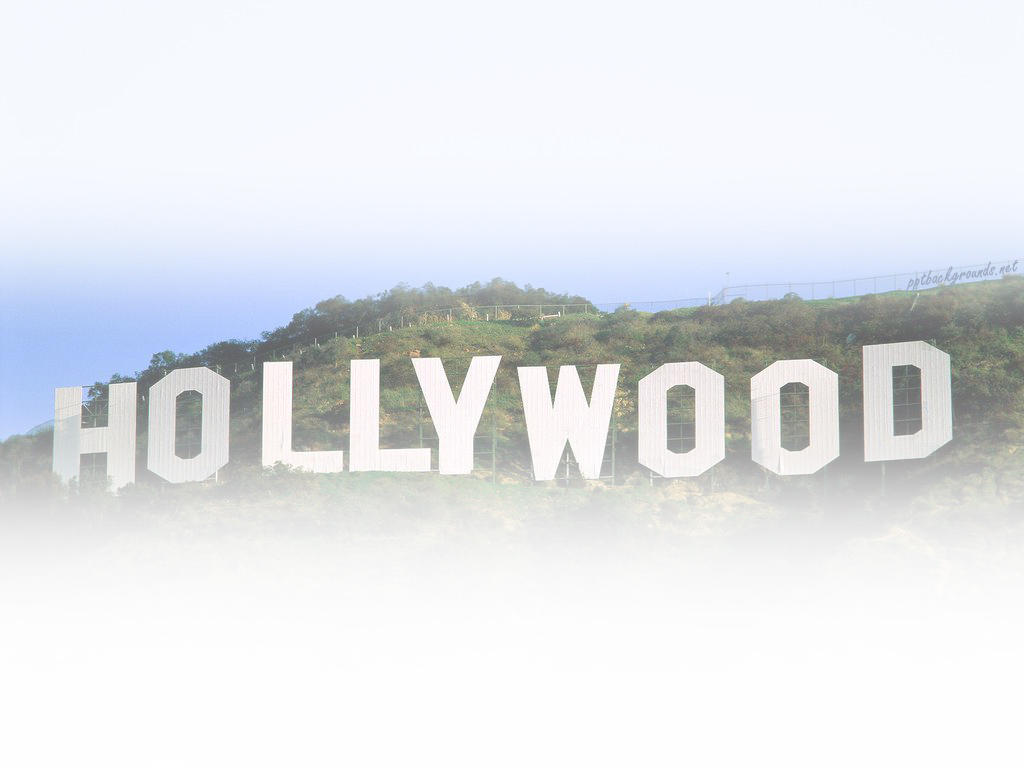 Hollywood Famous Background For Powerpoint Culture