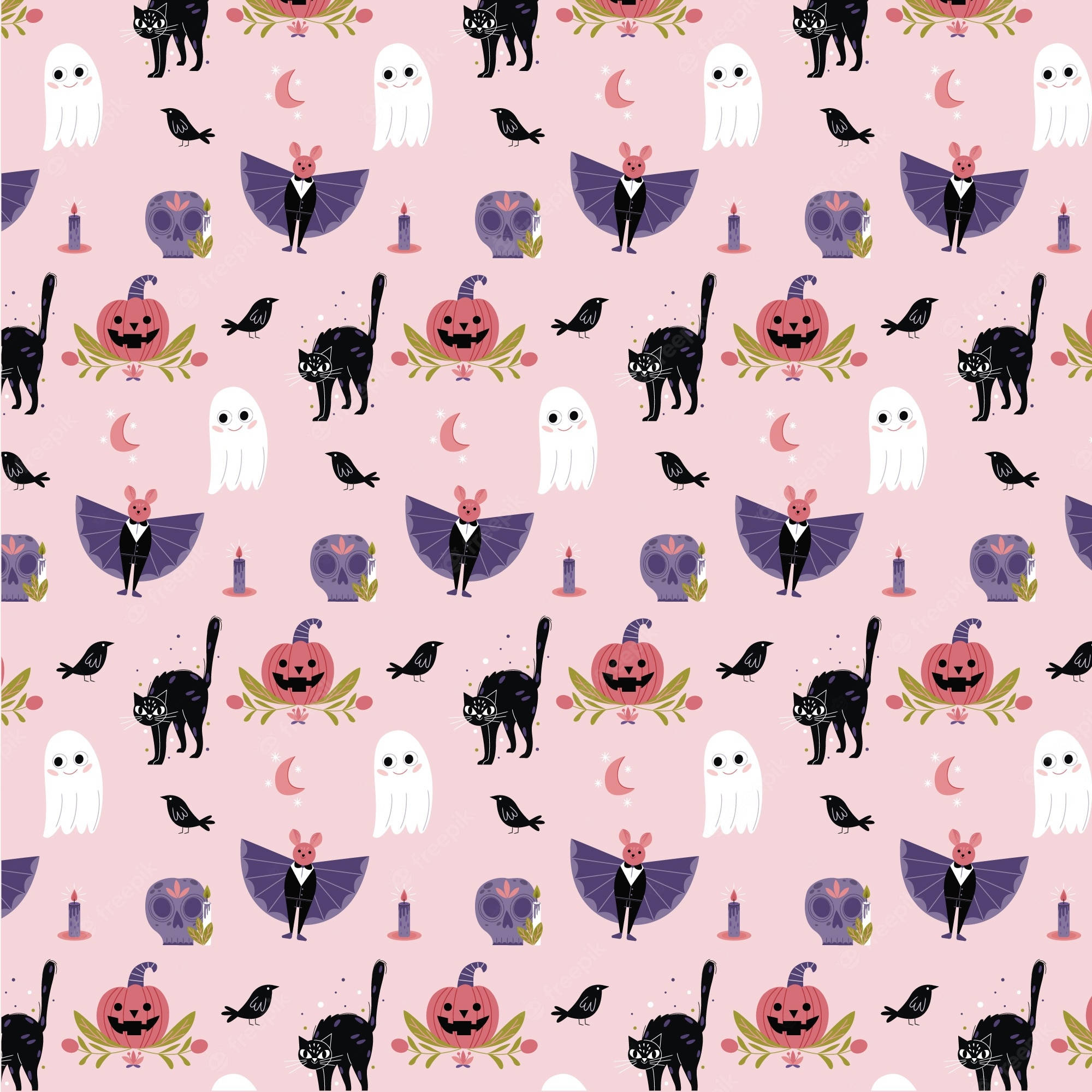 Cute Halloween Phone Wallpaper