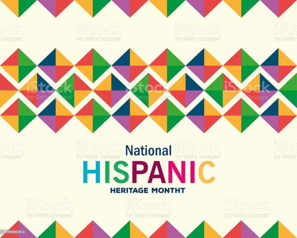 Colored Pattern Background Of National Hispanic Heritage Month 1024x820