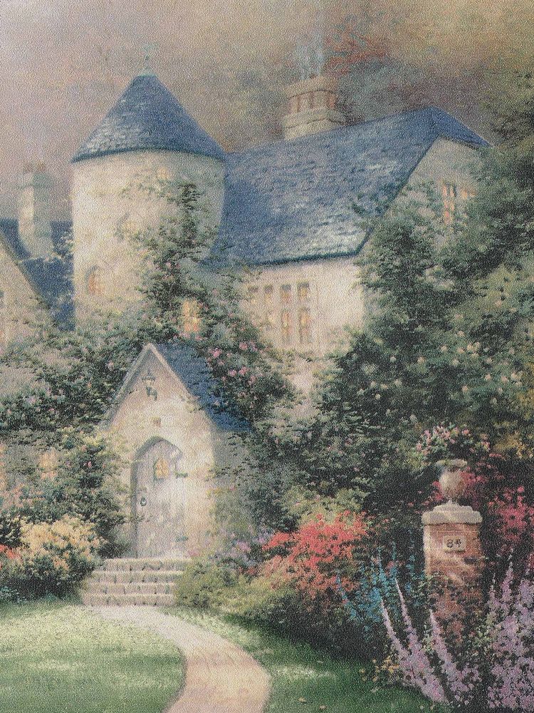 Free download Thomas Kinkade Beyond Autumn Gate Wallpaper Border 564