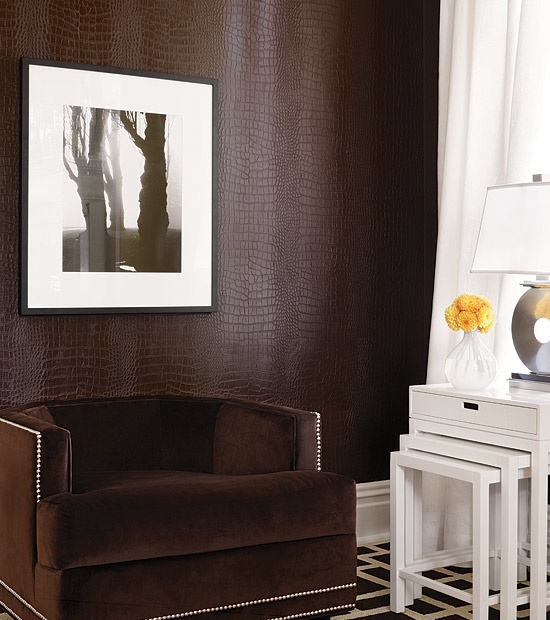 Looks Like Leather Textured Wallpaper Awesome For The Home