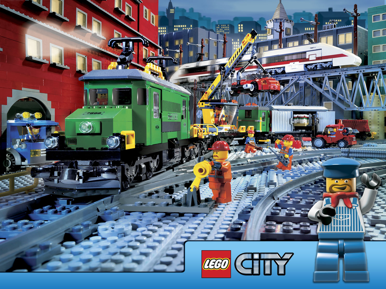 Lego City Desktop Wallpaper For HD Widescreen And