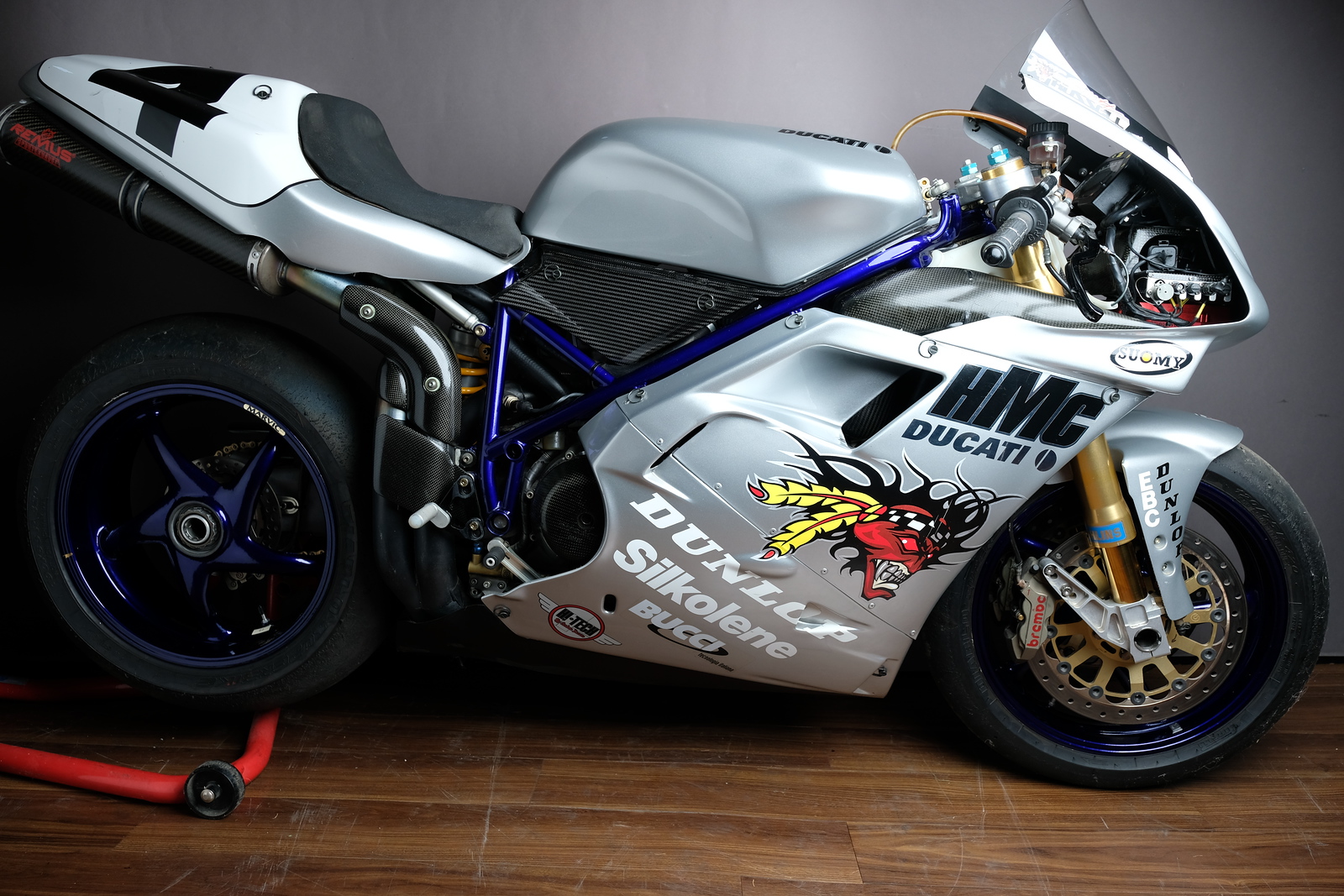 Ducati 996 Racing Motorcycle on Display
