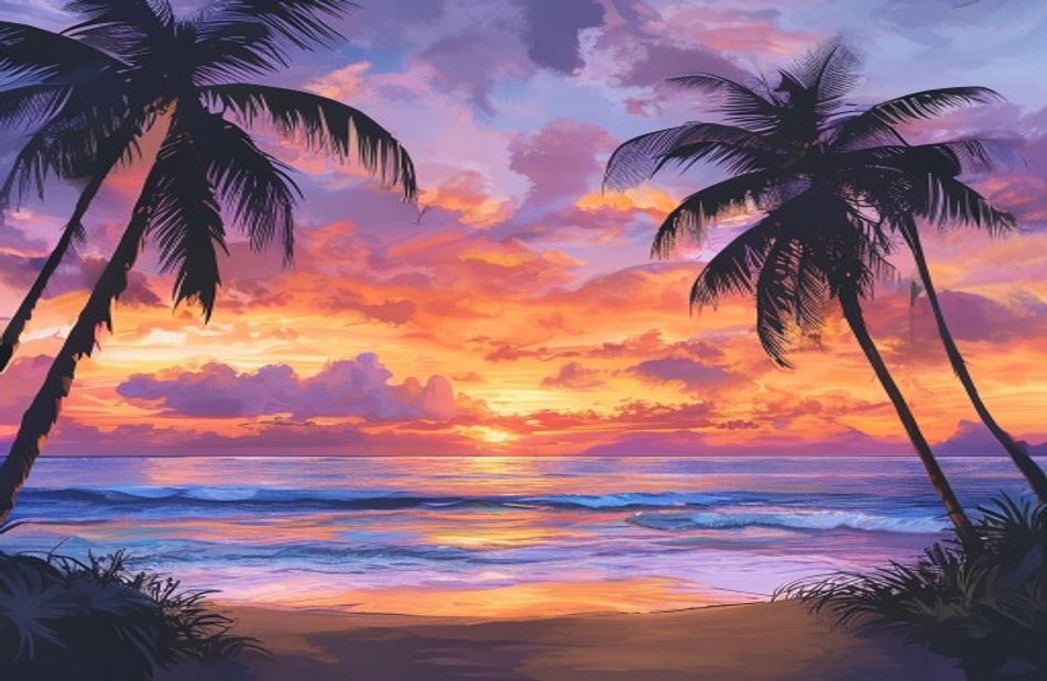 Hawaii Sunset Wallpaper