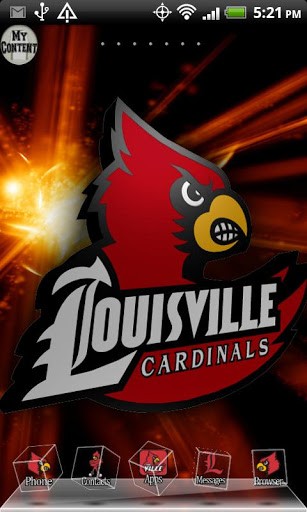 Louisville Cardinals Theme 3d App For Android