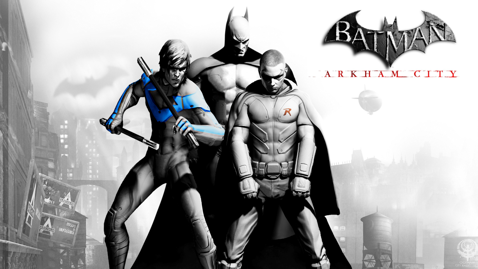 Batman Arkham City Wallpaper Nightwing Nightwing arkham city