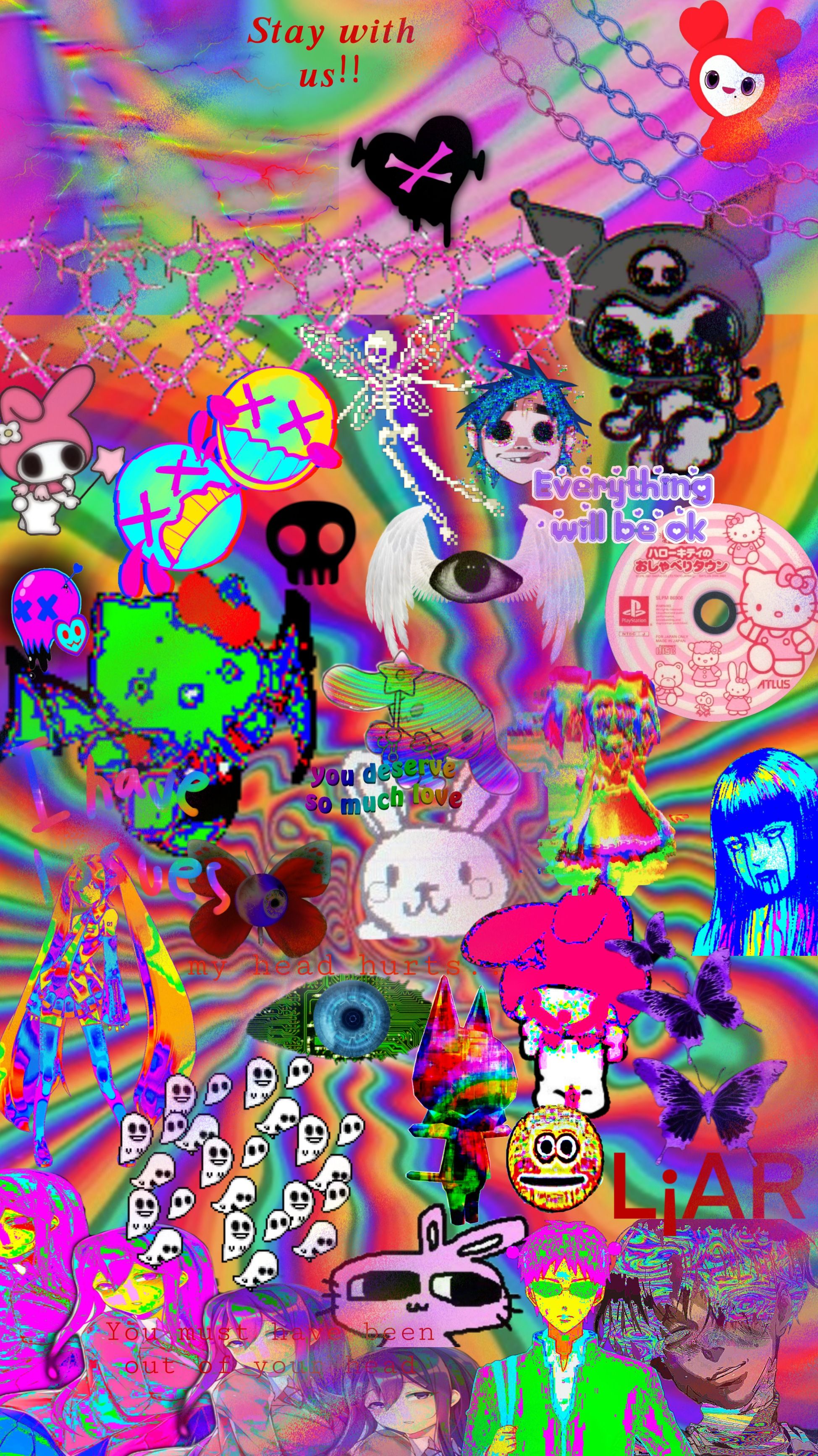 Idk Glitchcore Wallpaper Aesthetic Saiki