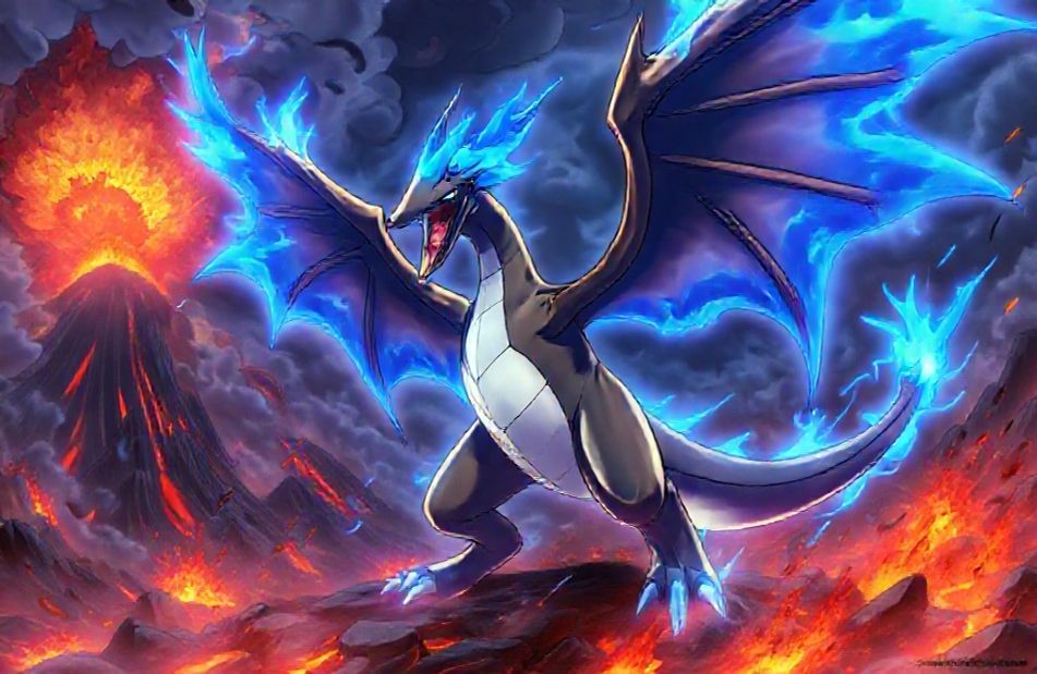 Pokemon Mega Charizard X Wallpaper