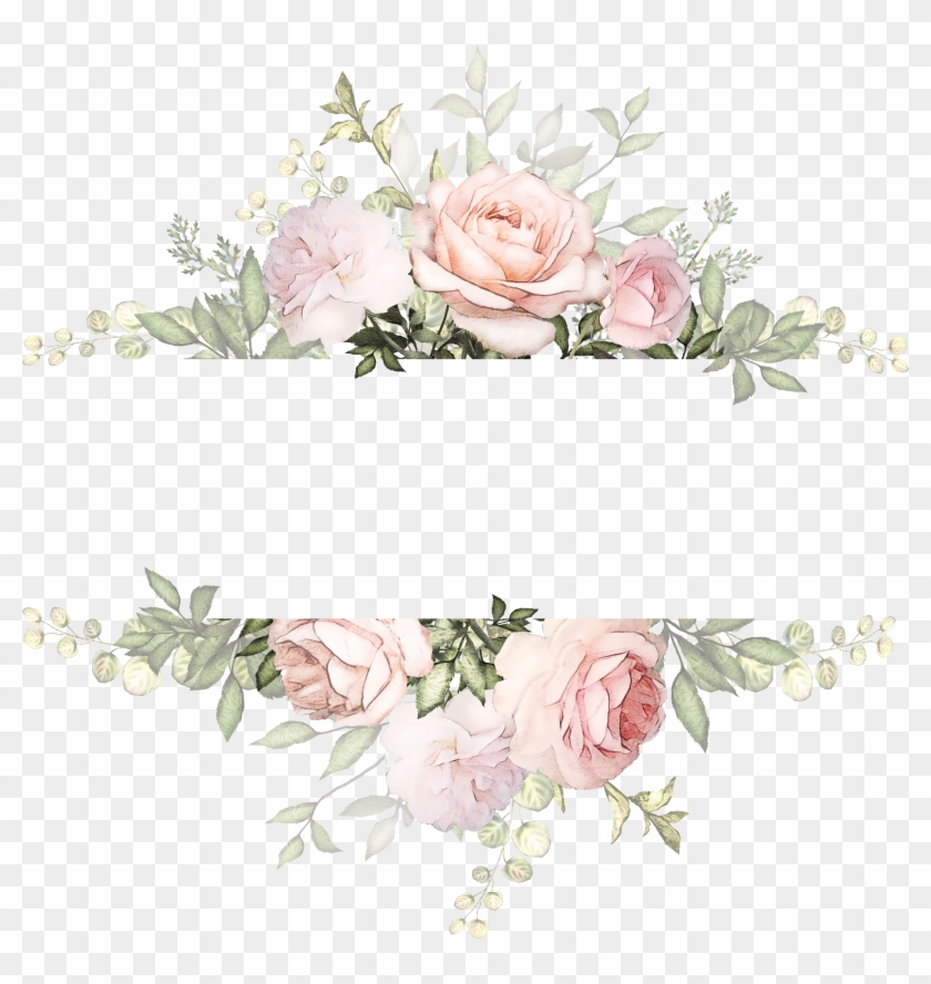 Vintage Watercolor Flowers Background Png