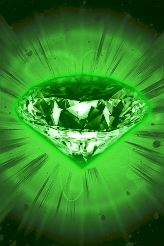 Green Kryptonite Background By Kalel7