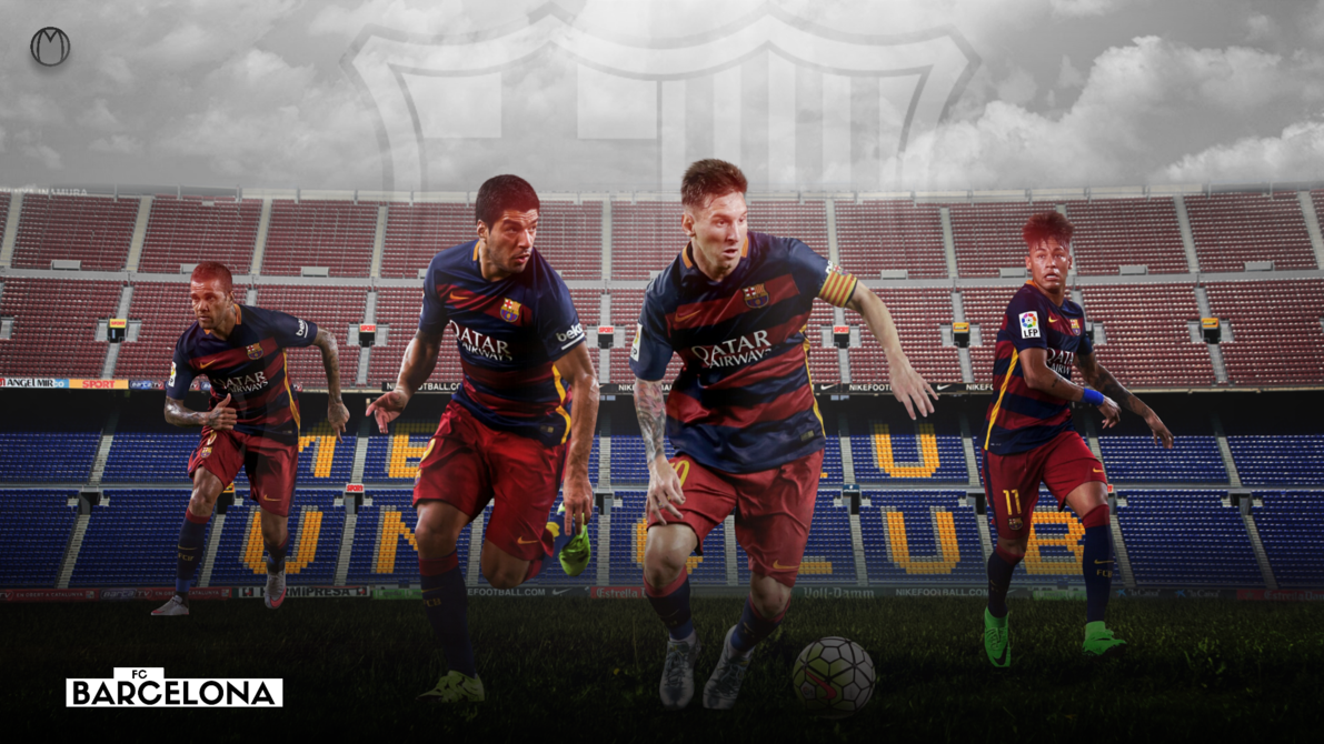 Fc Barcelona Team Wallpaper Design By Mhmdao