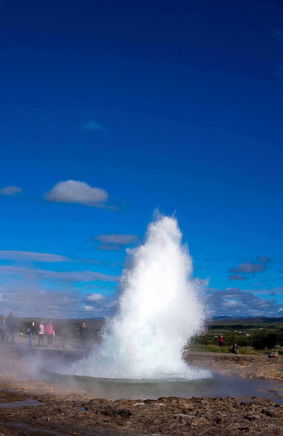 HD Wallpaper Iceland Geyser Strokkur Eruption Water Nature