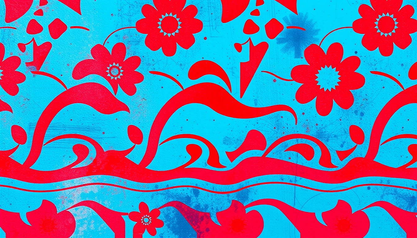 Red And Blue Wallpaper
