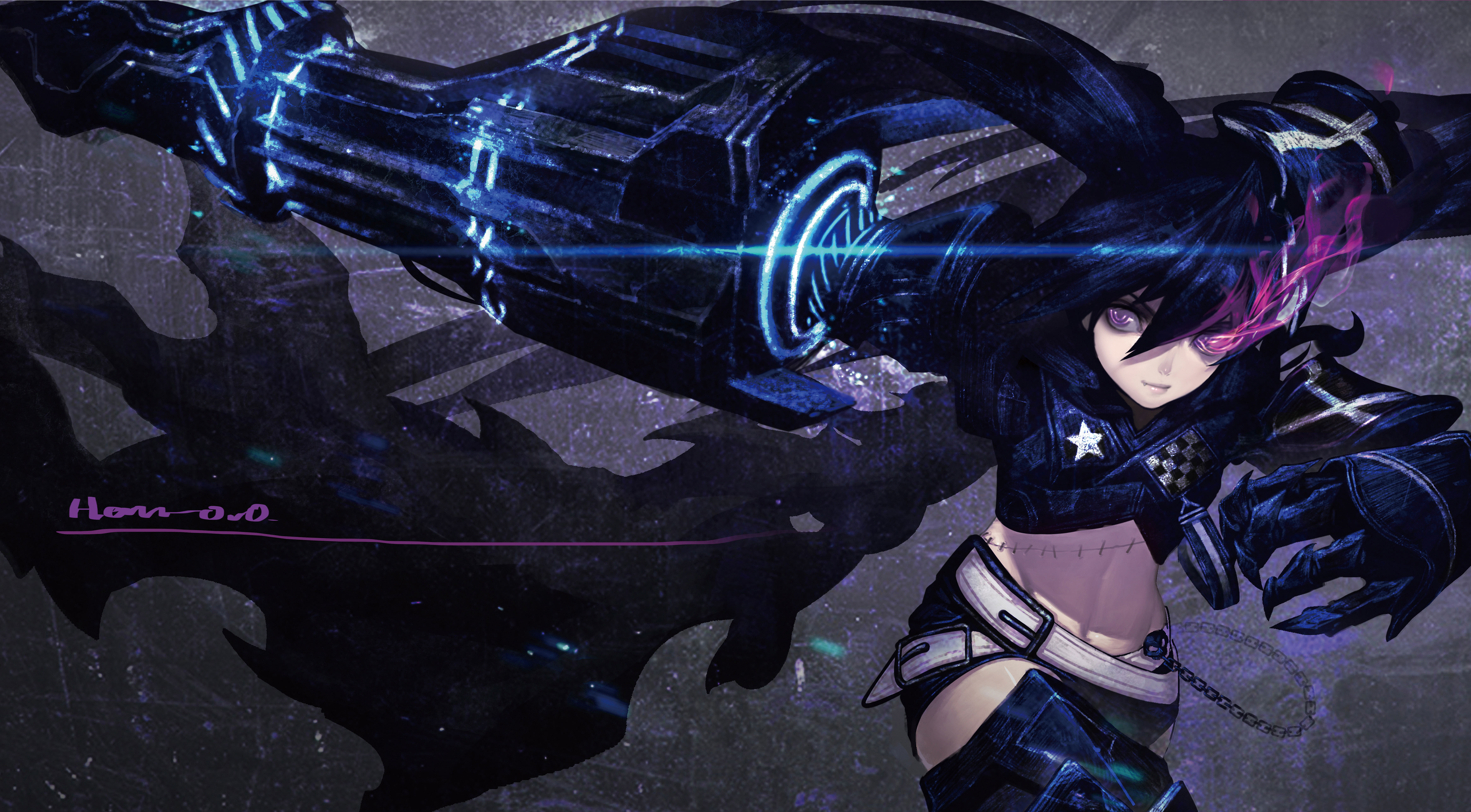 Showing Gallery For Insane Black Rock Shooter Wallpaper