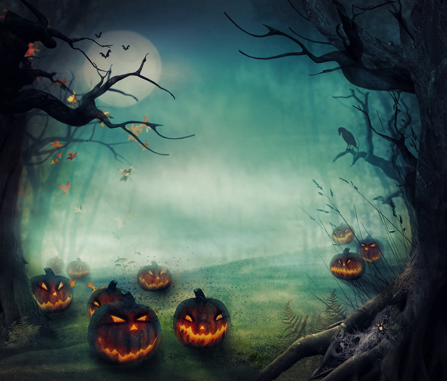 Creepy Halloween Background Scary Wallpaper