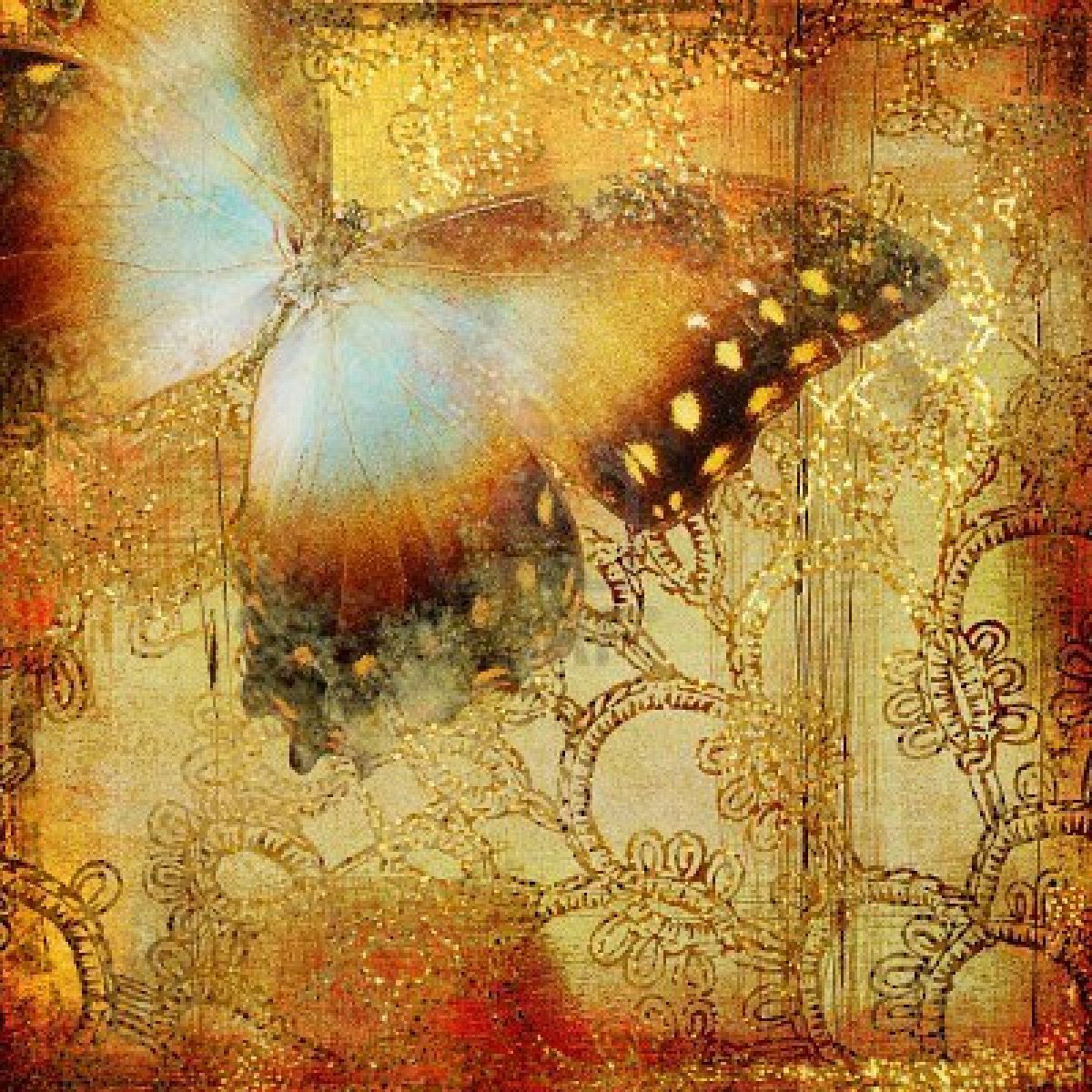 Finest Design Butterfly Vintage Wallpaper Decosee