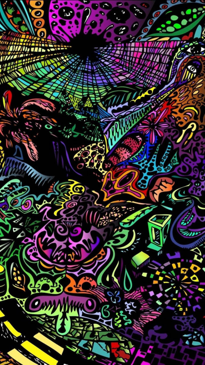 Dark Trippy Wallpaper