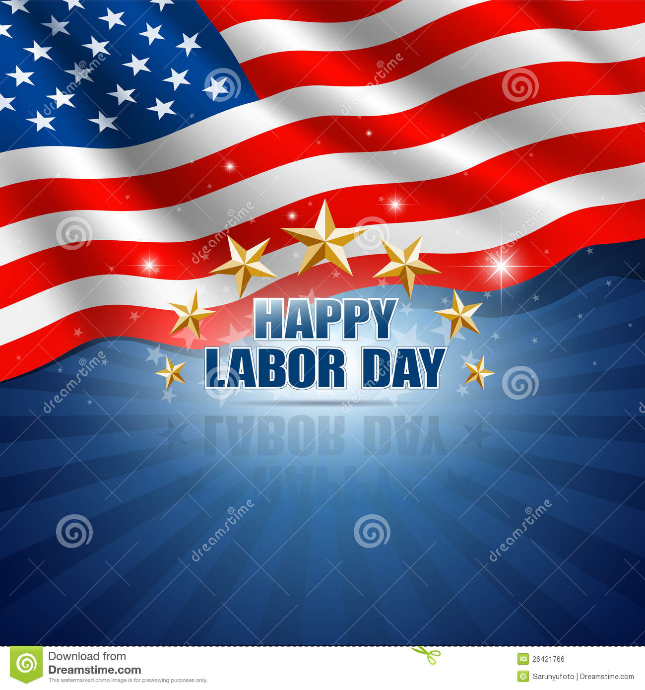 Royalty Stock Image Labor Day American Background Image26421766