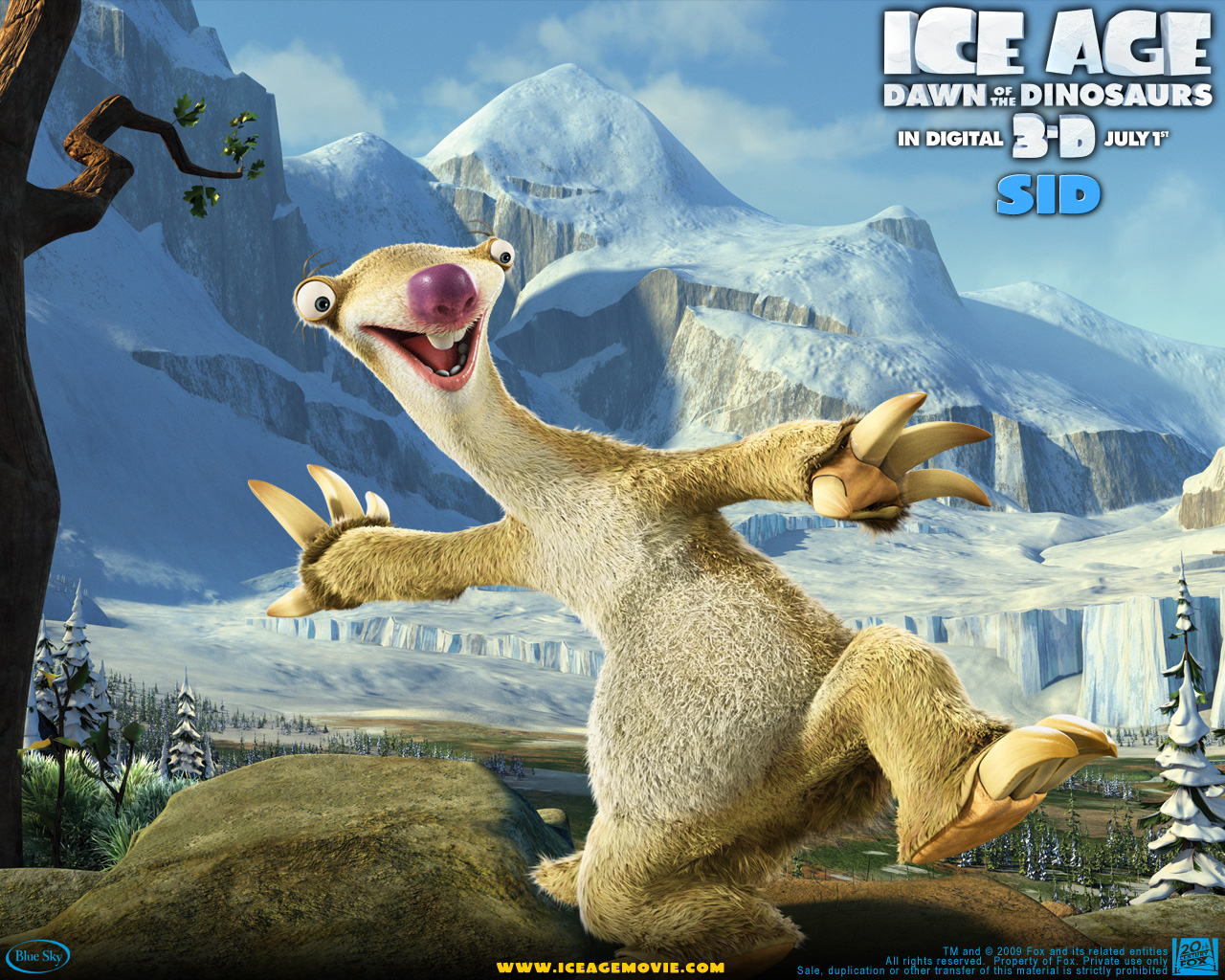 Ice Age Wallpaper Sid High Definition Widescreen