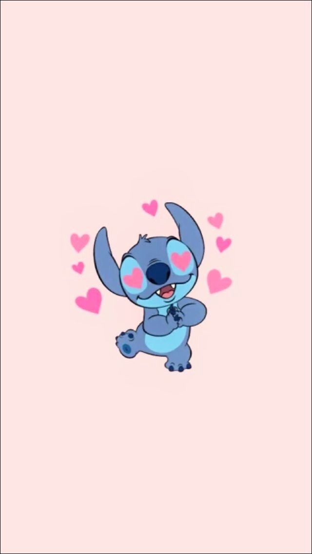 Cute Wallpaper Background Cartoon Stitch
