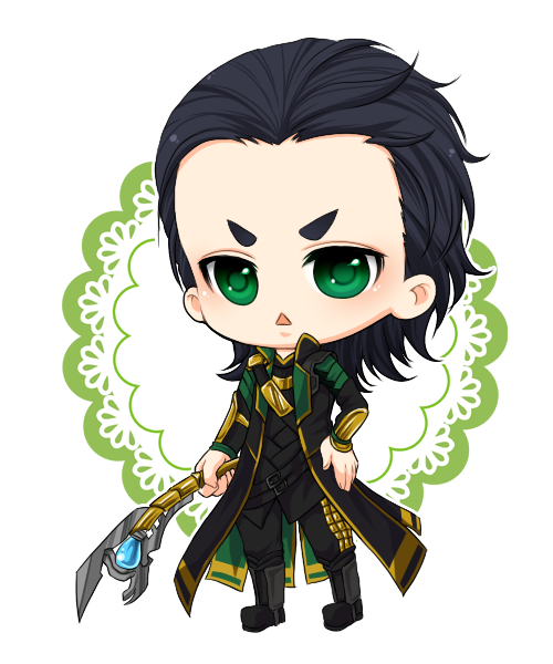Loki Re draw Loki chibi by PrinceOfRedroses