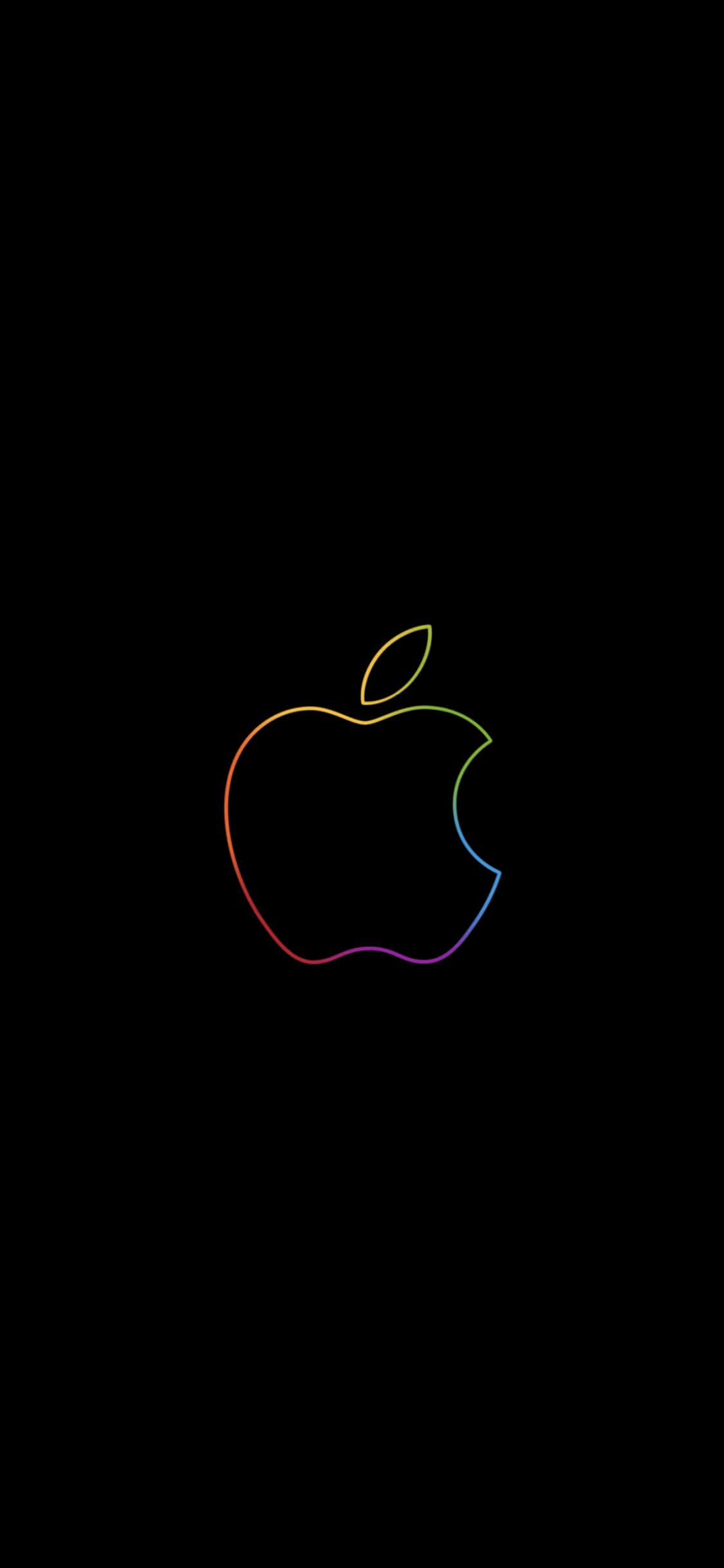 Apple Logo With iPhone X Wallpaper