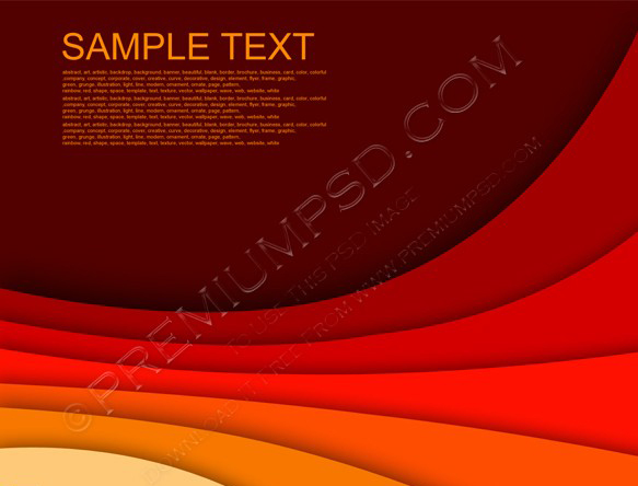 Abstract Red Background With Custom Text Psd Premium