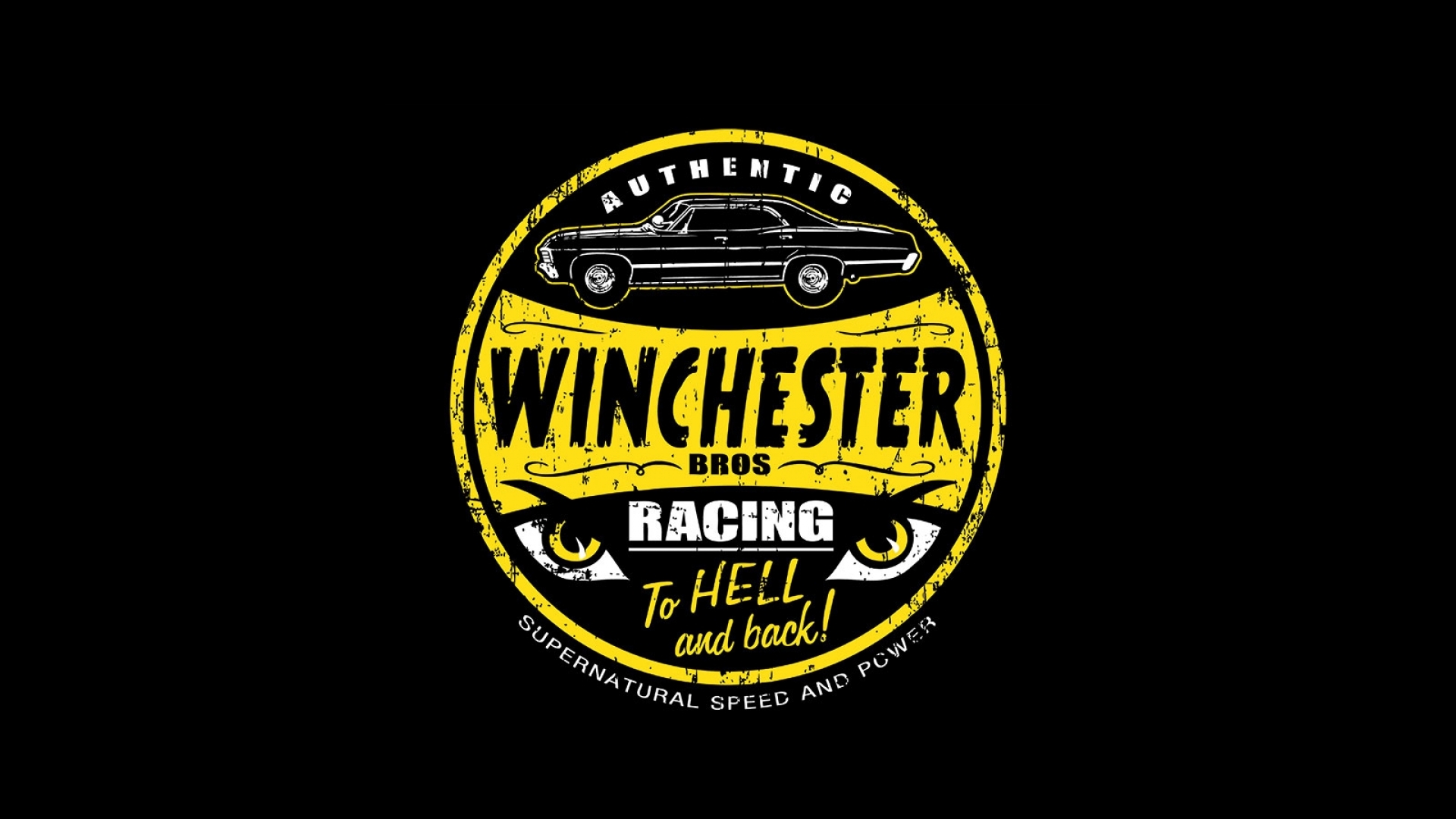 Supernatural Funny Racing Dean Winchester Sam